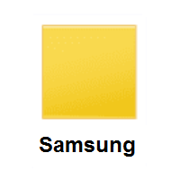 Yellow Square on Samsung