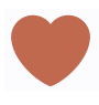 Brown Heart Twitter