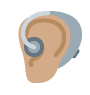 Ear With Hearing Aid: Medium Skin Tone Twitter