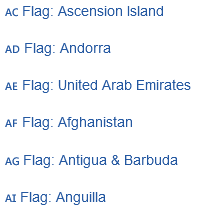 Flags on Microsoft Windows