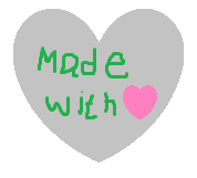 grå hjärta Emoji med Text