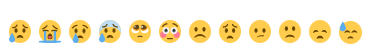 Sad Emoji Faces