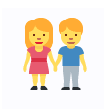 Woman and Man Holding Hands Twitter