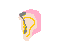 Ear With Hearing Aid: Light Skin Tone