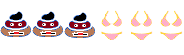 Three Times Pile of Poo and Three Times Bikini: Small