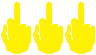 Three Times Middle Finger: Small