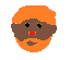 Bearded Person: Dark Skin Tone