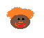 Man Curly Haired: Dark Skin Tone