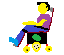 Man In Motorized Wheelchair