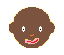 Woman Bald: Dark Skin Tone