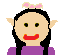 Woman Elf: Medium-Light Skin Tone