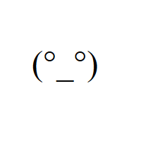 Confused Face with degree symbol eyes, underscore mouth and round bracket Japanese Emoticon