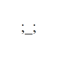Crying Japanese Emoticon Face with semicolon eyes and underscore mouth