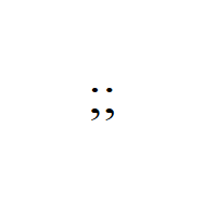 Crying Japanese Emoticon Face with two semicolons