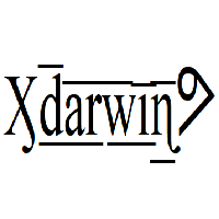 Darwin Fish with large Ӽ (kha with hook), darwin in the middle and ᕗ (Canadian Aboriginal syllabary: fo) Emoticon
