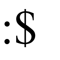 Embarrassed Face with dollar sign mouth Emoticon