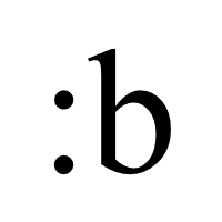 Emoticon Face with stuck out tongue with colon eyes and b mouth