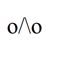 High Five with left, right small o and slash with backslash in the middle Emoticon
