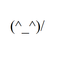 Joyful Face with caret eyes and mouth in round brackets with slash Emoticon