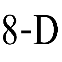 Laughing Face with 8 eyes, nose and D mouth Emoticon
