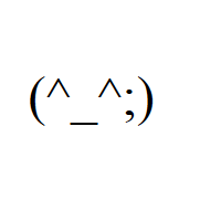 Nervous Face with two caret eyes, mouth and semicolon Emoticon