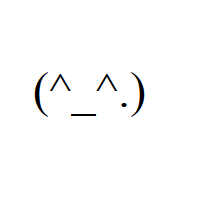 Normal Laughing Face with caret eyes, underscore mouth and full stop in round brackets Emoticon