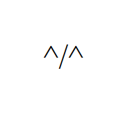 Normal Laughing Face with two carets and slash Emoticon
