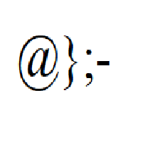 Rose with one hyphen-minus Emoticon