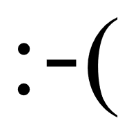 Sad Face with nose and mouth Emoticon