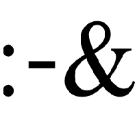 Sealed Lips Face with nose and ampersand mouth Emoticon