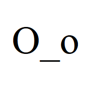 Surprised Face with left large O, right small o and underscore mouth Emoticon