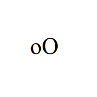 Japanese Surprised Face with left small o and right large O Emoticon