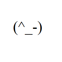 Winking Face with caret eye and hyphen-minus eye without star Emoticon