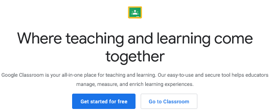 Google Classroom for Education