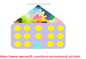 Castle in Emoji Art