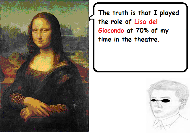 Mona Lisa as Lisa del Giocondo