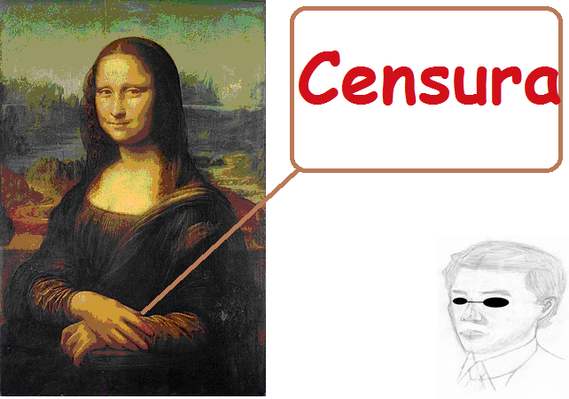 Mona Lisa shows Censura