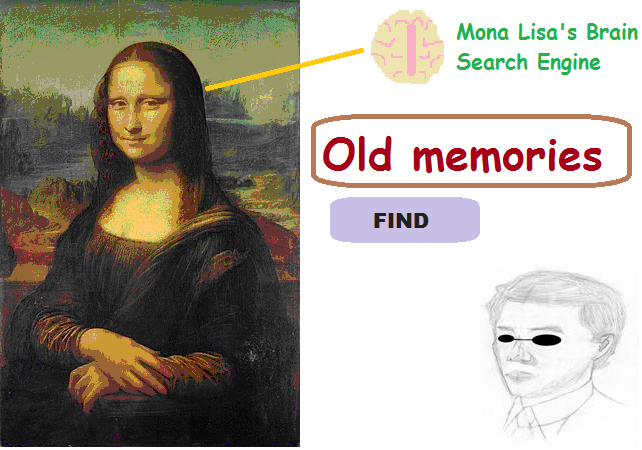 Mona Lisa: search engine, old memories