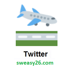 Airplane Arrival on Twitter Twemoji 2.1
