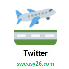 Airplane Departure on Twitter Twemoji 2.0