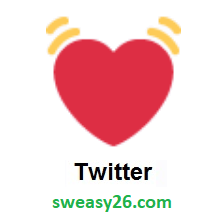Beating Heart on Twitter Twemoji 11.1