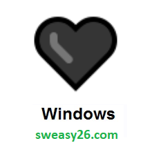 Black Heart on Microsoft Windows 10 Anniversary Update