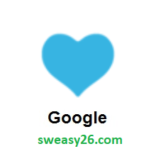 Blue Heart on Google Android 5.0