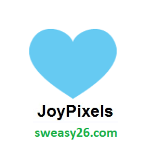 Blue Heart on JoyPixels 2.0