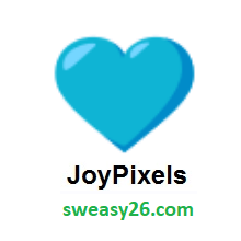 Blue Heart on JoyPixels 3.0