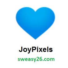 Blue Heart on JoyPixels 4.0