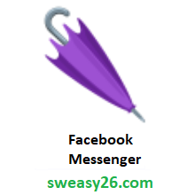 Closed Umbrella on Facebook Messenger 1.0