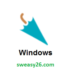 Closed Umbrella on Microsoft Windows 8.1
