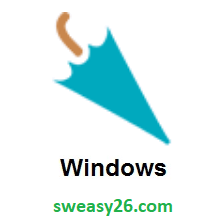 Closed Umbrella on Microsoft Windows 10