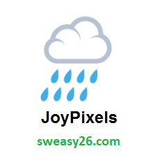 Cloud With Rain on JoyPixels 2.0